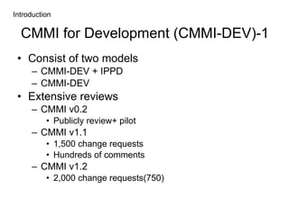 Cmmi Dev 2 | PPT