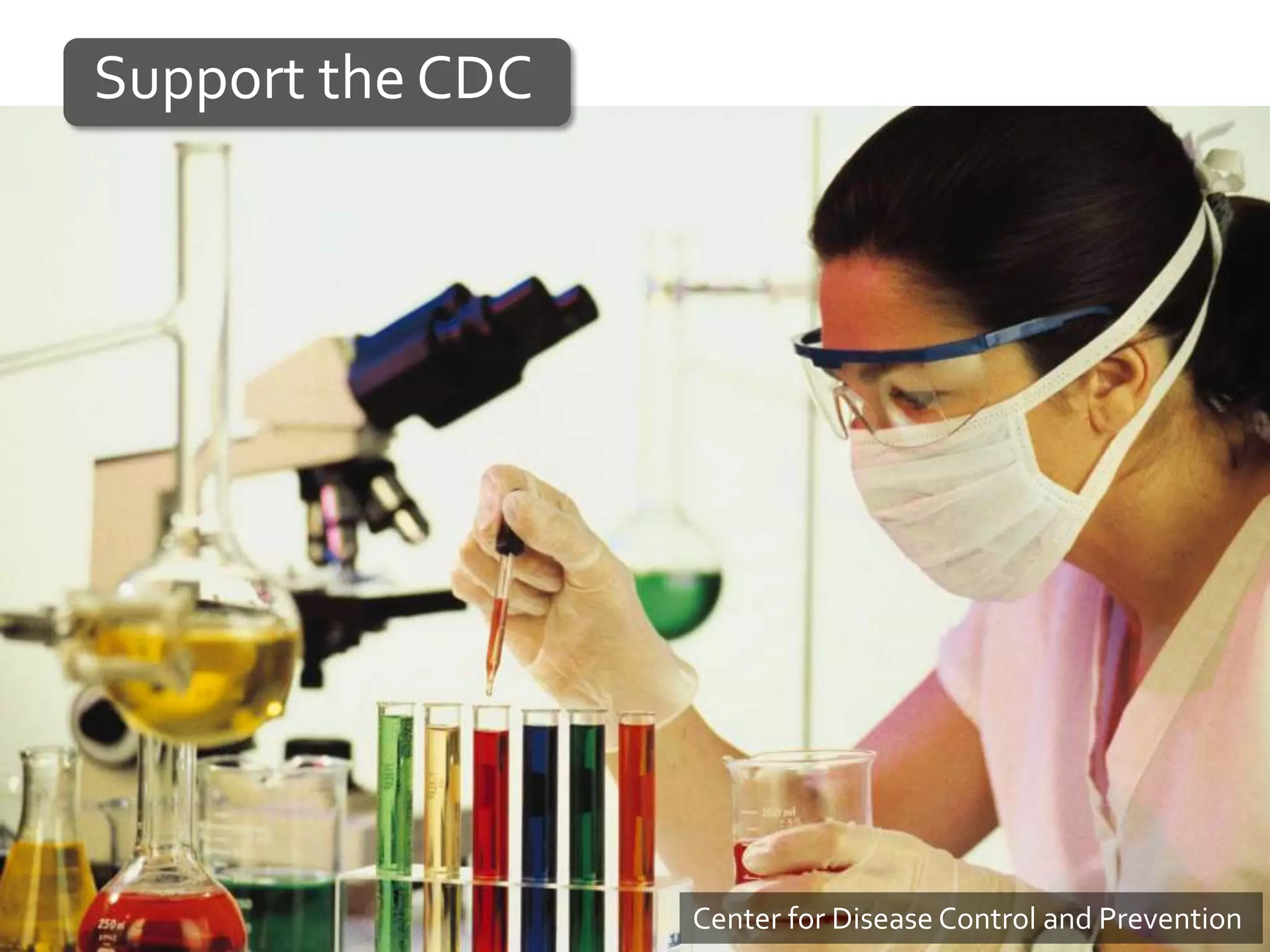Support the CDC




                  Center for Disease Control and Prevention
 