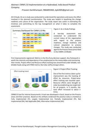 Cmmi 2.0 deployment case study | PDF