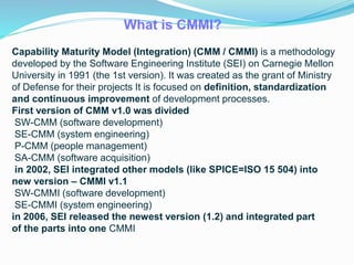 Introduction to CMMI-DEV v1.3 - Day 1 | PPSX