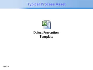 Page  78 
Typical Process Asset 
Product design consists of two broad 
phases that can overlap in execution: 
 