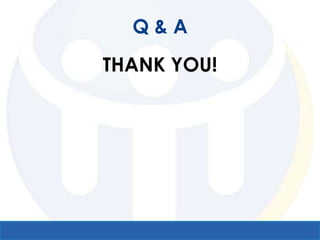 Q&A
THANK YOU!
 