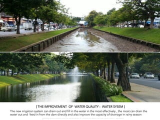 [ THE IMPROVEMENT OF WATER QUALITY : WATER SYSEM ]
The new irrigation system can drain out and fill in the water in the mo...