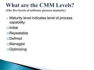 Capability Maturity Model | PPTX