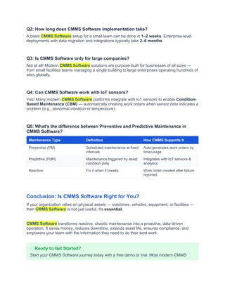 Comprehensive Beginner's Guide to CMMS Software for Maintenance ...