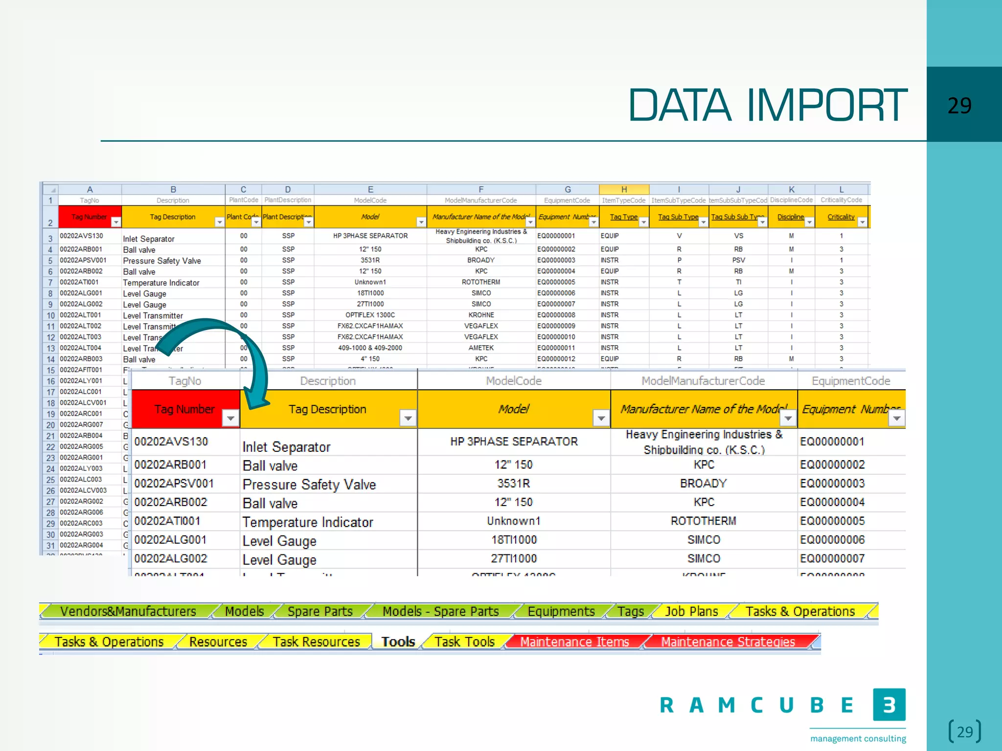 29
DATA IMPORT 29
 