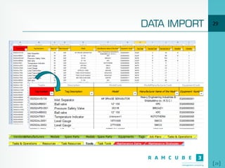 29
DATA IMPORT 29
 