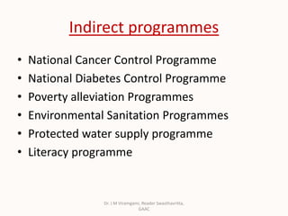 Community Nutritional Programmes in India | PPTX