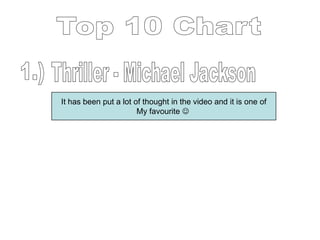 It has been put a lot of thought in the video and it is one of
                       My favourite 
 