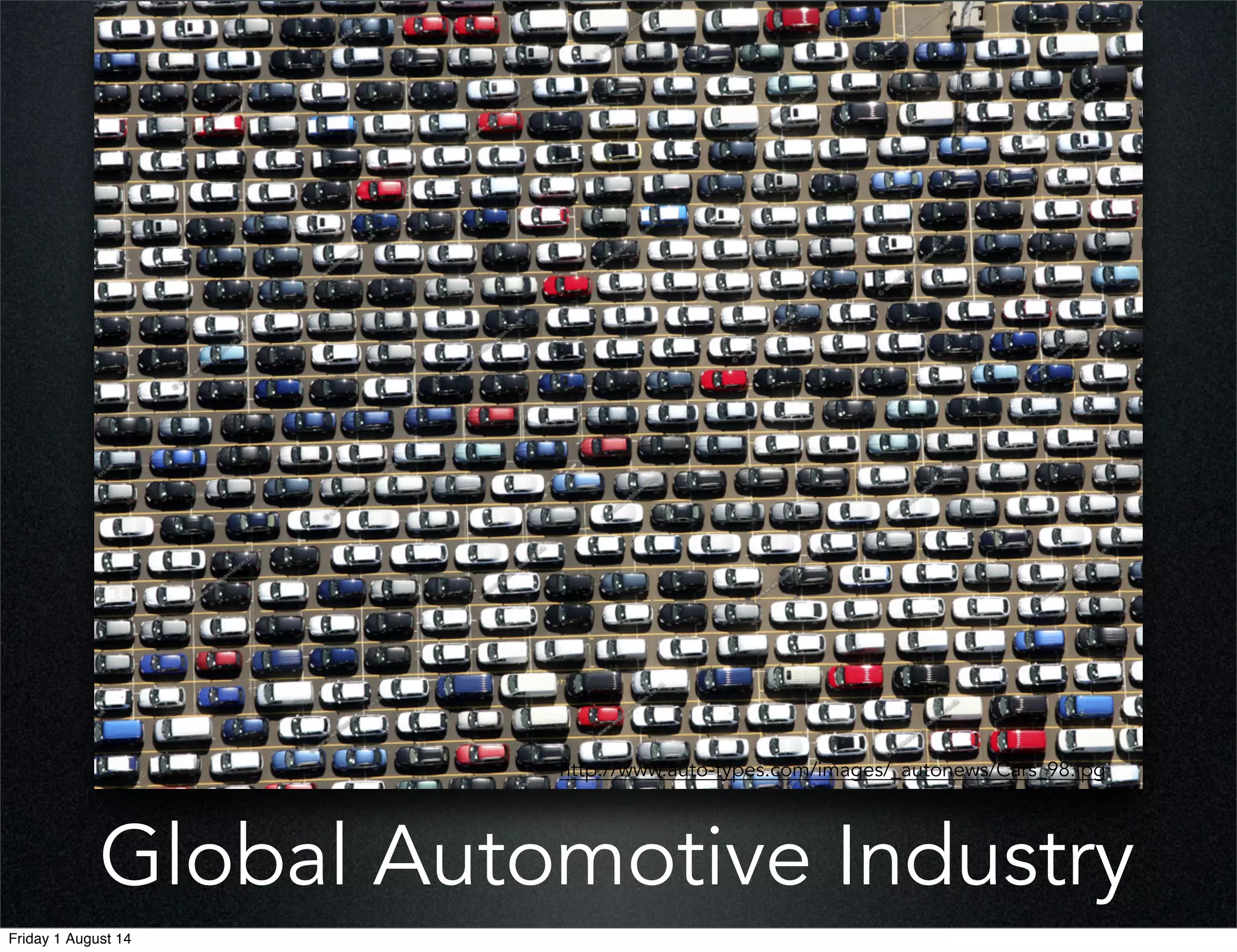 Global Automotive Industry
http://www.auto-types.com/images/_autonews/Cars_98.jpg
Friday 1 August 14
 