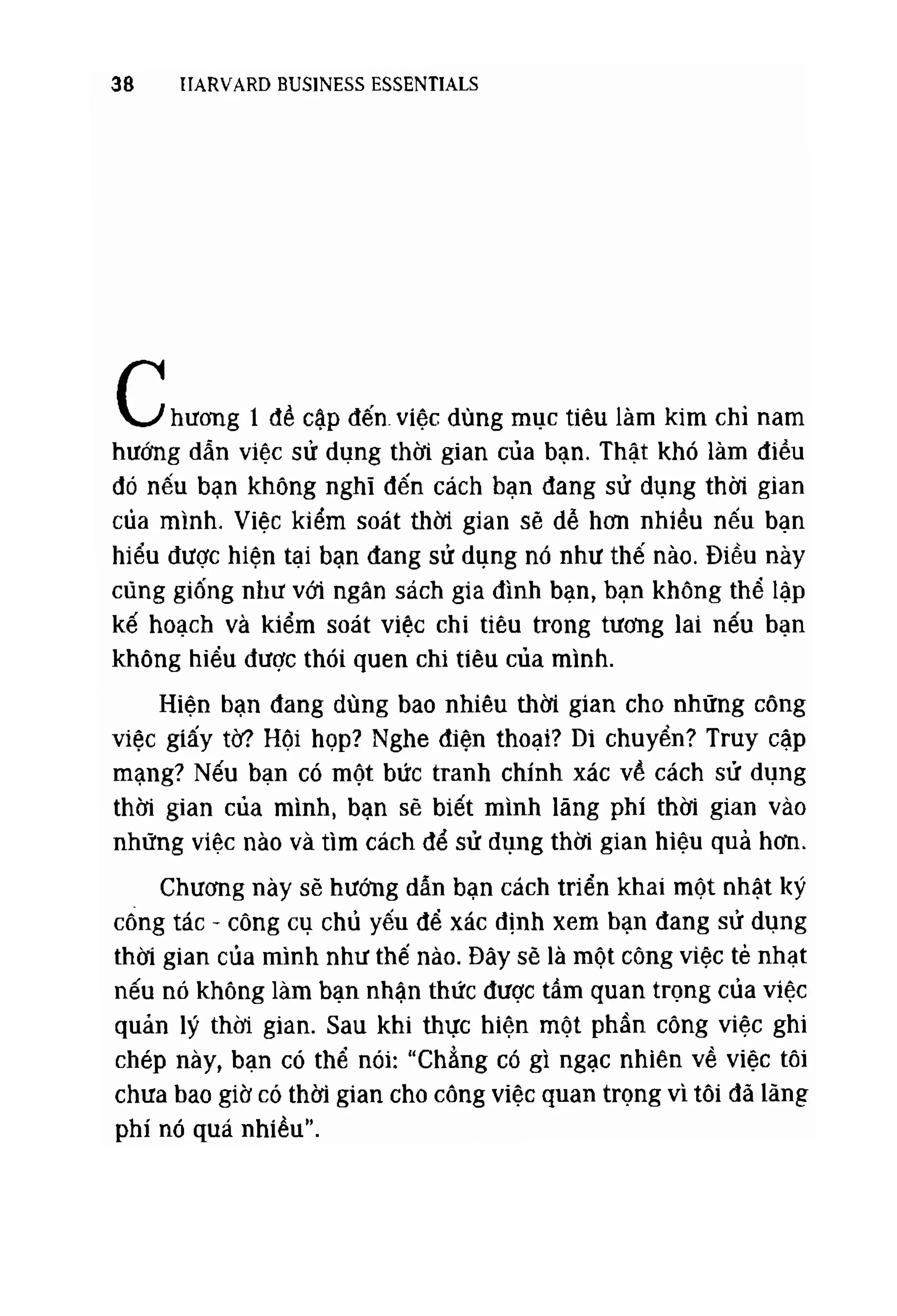 Cẩm nang kinh doanh harvard   quản lý thời gian