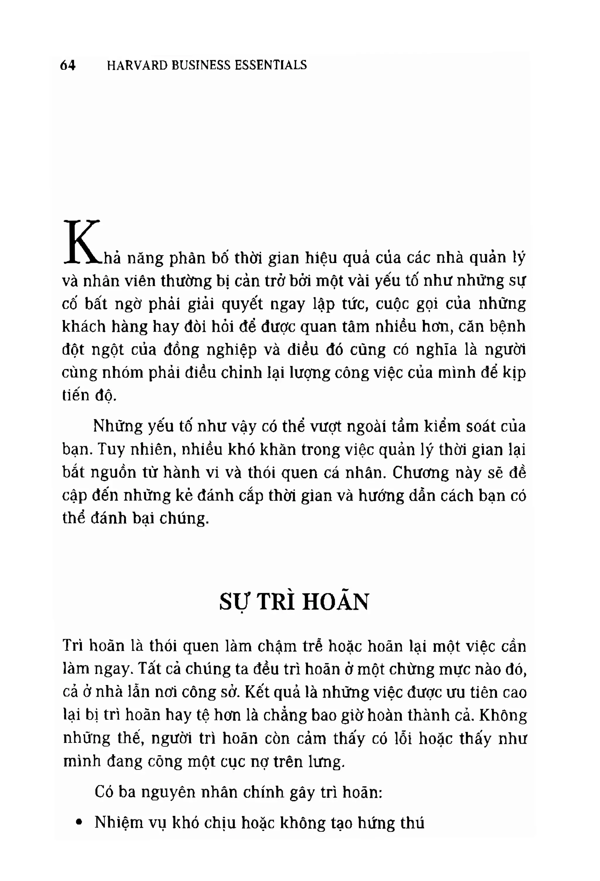 Cẩm nang kinh doanh harvard   quản lý thời gian