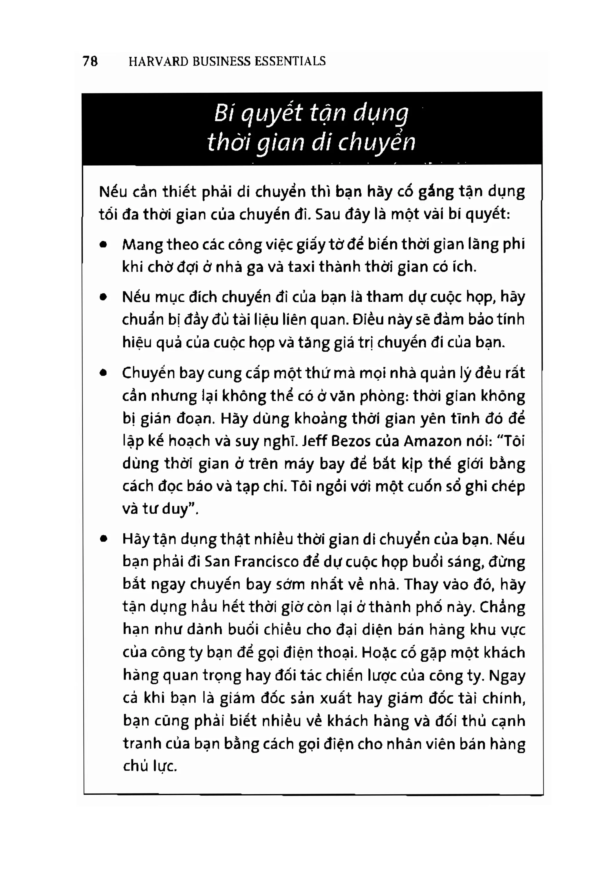 Cẩm nang kinh doanh harvard   quản lý thời gian