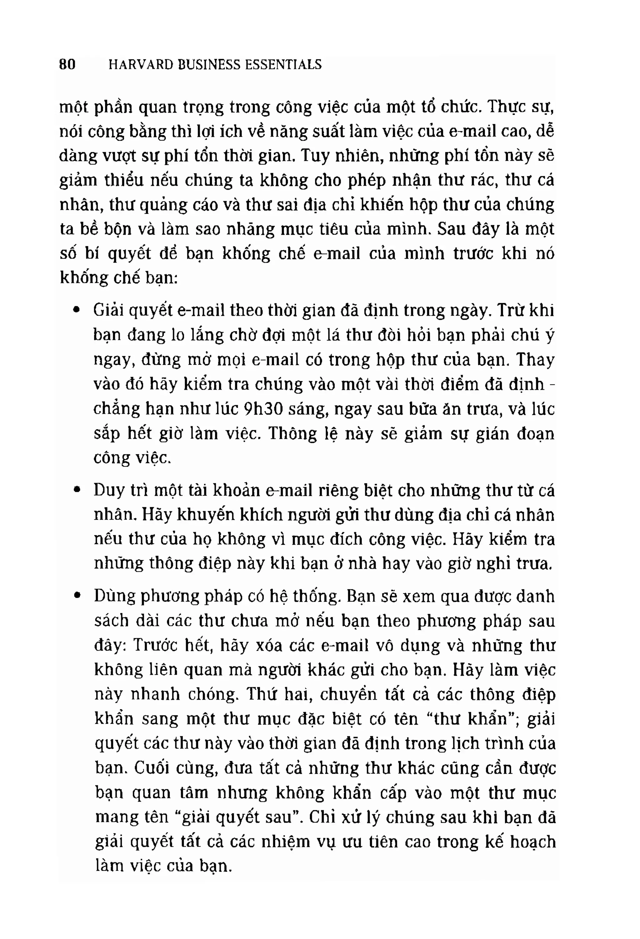 Cẩm nang kinh doanh harvard   quản lý thời gian