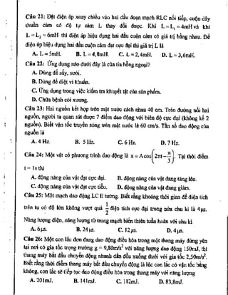 Cẩm nang ôn luyện thi đại học môn vật lý - Nguyễn Anh Vinh