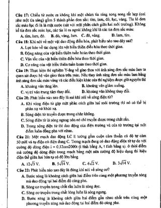 Cẩm nang ôn luyện thi đại học môn vật lý - Nguyễn Anh Vinh
