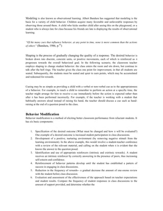 Cm notes on behaviourism