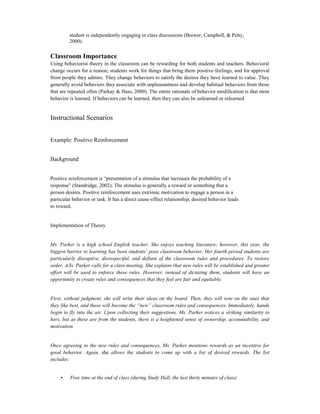 Cm notes on behaviourism