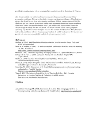 Cm notes on behaviourism