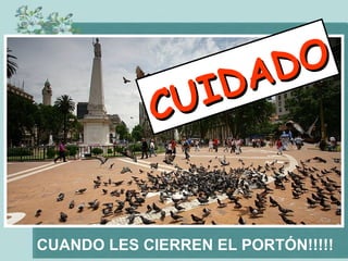 A D O
              U I D
            C


CUANDO LES CIERREN EL PORTÓN!!!!!
 