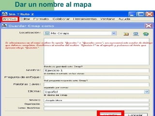 Dar un nombre al mapa 