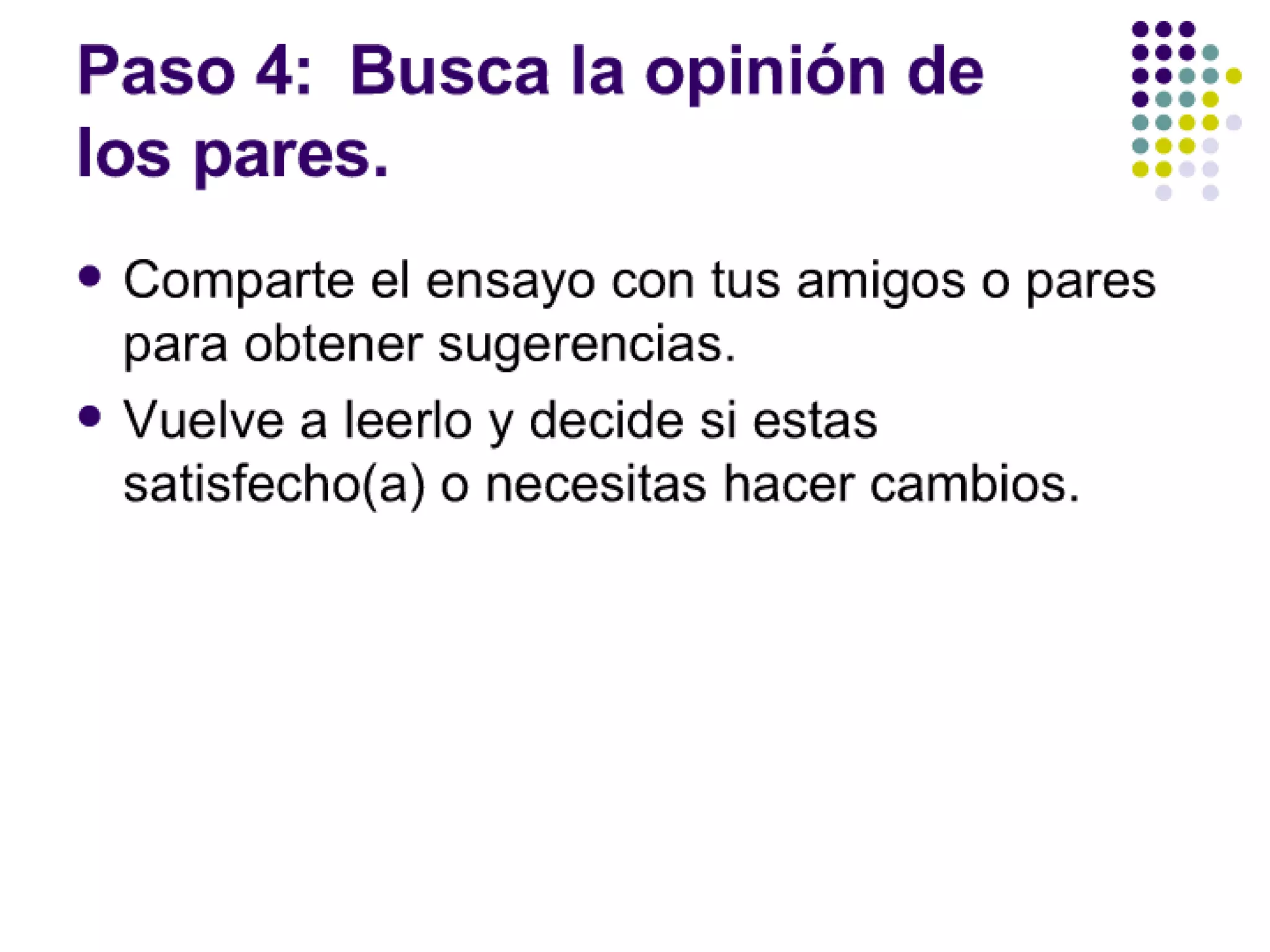 ¿Cómo escribir un ensayo?