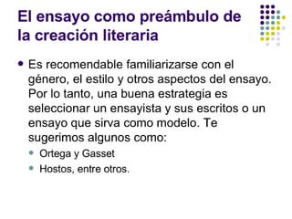 ¿Cómo escribir un ensayo?