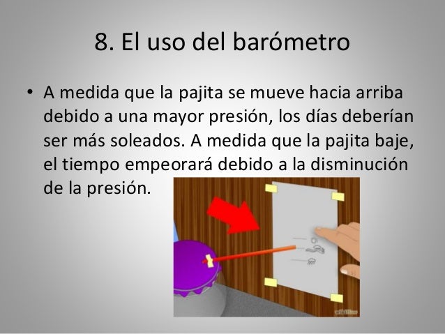 Cómo hacer un barómetro casero