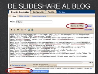 DE SLIDESHARE AL BLOG 
