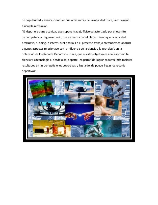 Cómo influyelatecnologíaeneldeporteinformatica