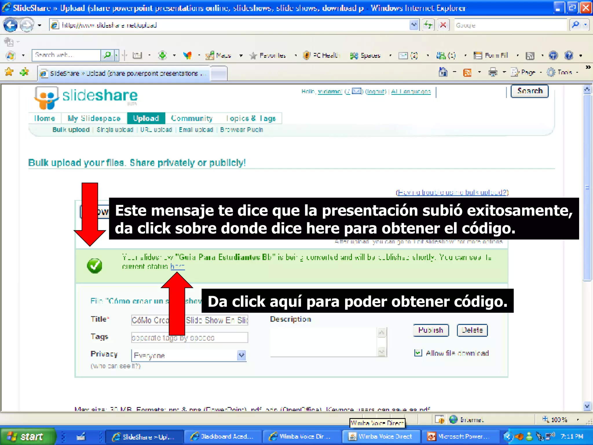 CóMo Subir Una PresentacióN De Powerpoint En