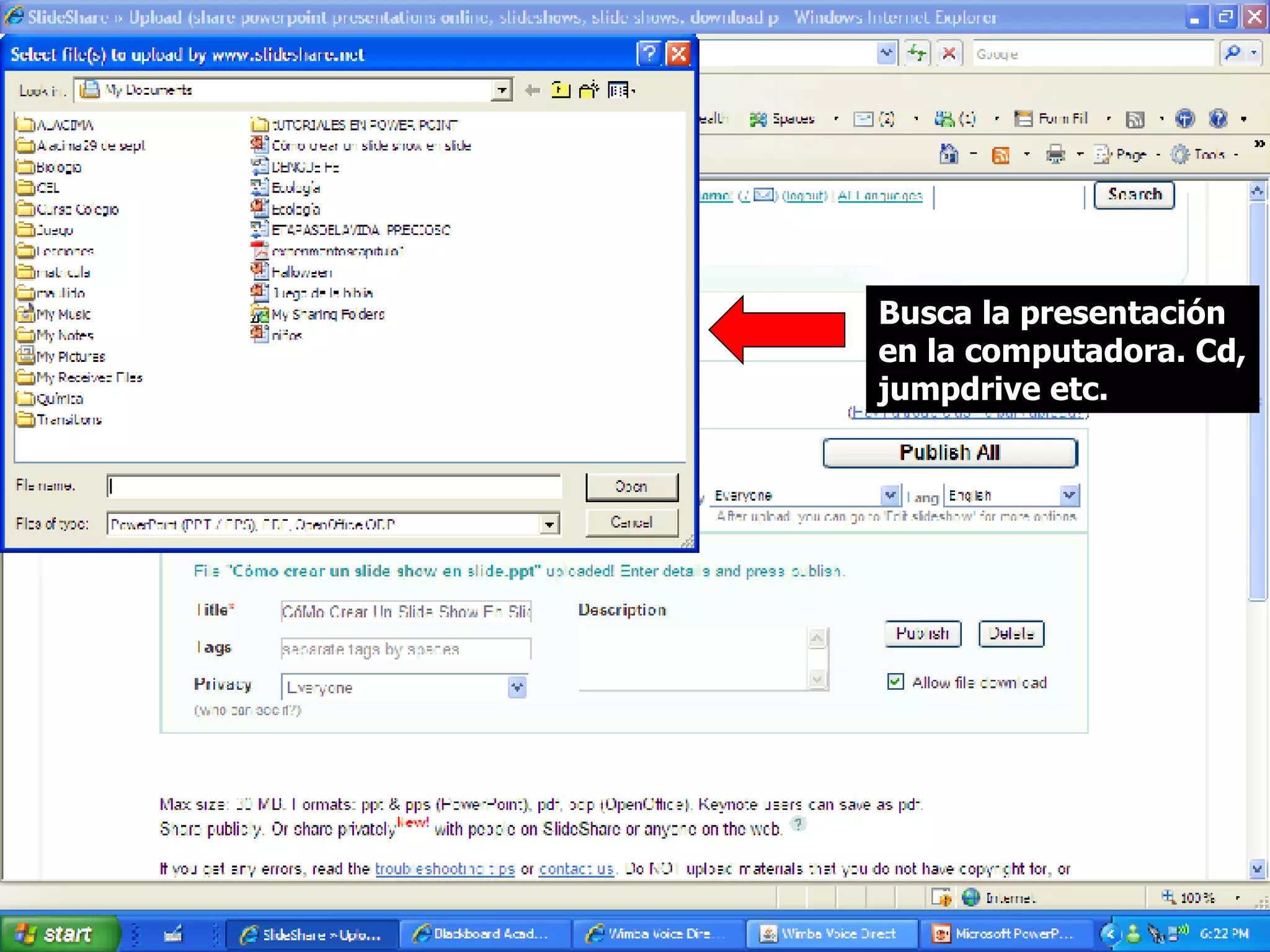 CóMo Subir Una PresentacióN De Powerpoint En