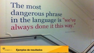 Ejemplos de resultados
 