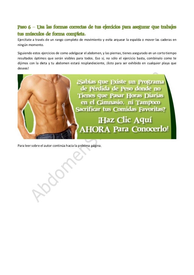 Adelgazar abdomen y caderas de pollo