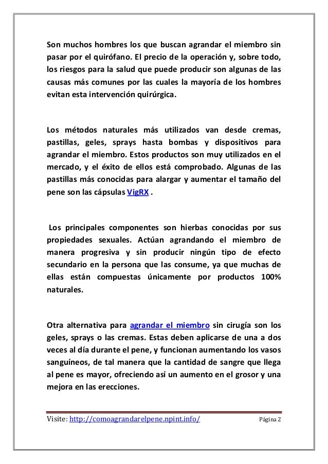 El aumento del miembro en karagande