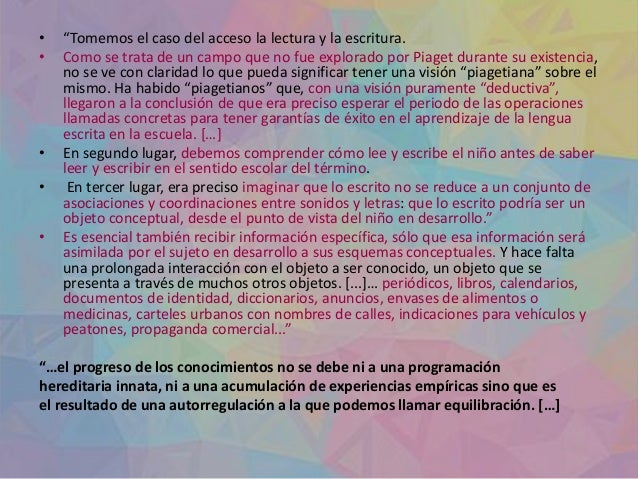 Cómo aprenden los niños emilia ferreiro