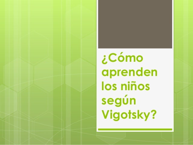 aprender a aprender vygotsky