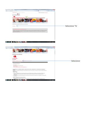 Seleccionar “IU
Seleccionar
 