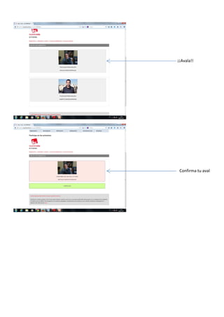 ¡¡Avala!!
Confirma tu aval
 