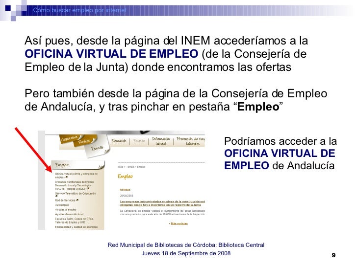 oficina virtual del inem c 243 mo buscar empleo por internet oficina virtual del inem c 243 mo buscar empleo por internet
