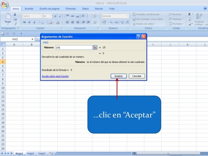 Cómo calcular la raíz cuadrada en excel