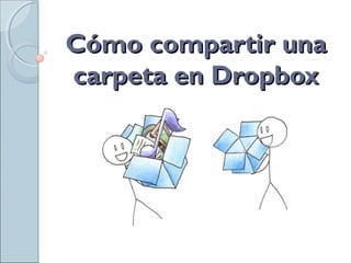 Cómo compartir una
carpeta en Dropbox

 