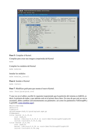 Cómo compilar el kernel | PDF