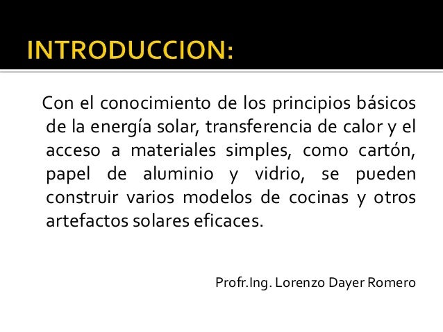 Cómo construir una cocina solar
