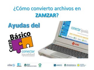 ¿Cómo convierto archivos en
        ZAMZAR?
 