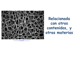 Relacionada con otros contenidos, y otras materias Sin título  de  Procsilas ,  CC by  2.0   