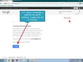 Cómo crear un correo de gmail | PPTX