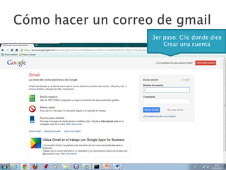 Cómo crear un correo de gmail | PPTX