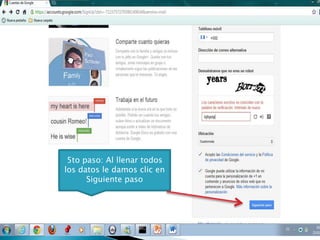 Cómo crear un correo de gmail | PPTX