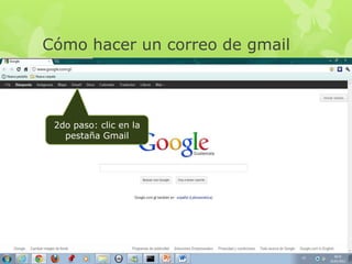 Tutorial para crear un correo de gmail | PPTX